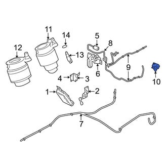 Lincoln OE - Left Suspension Ride Height Sensor