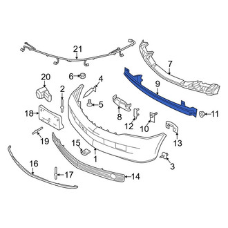 Lincoln OE - Front Bumper Impact Bar