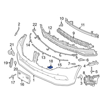 Lincoln OE - License Plate Bracket Nut