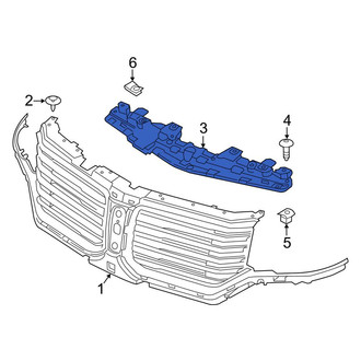 Lincoln OE - Front Radiator Support Access Cover