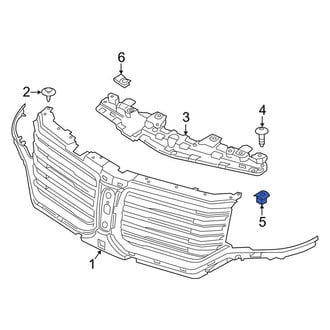 Lincoln OE - Headlight Mounting Nut