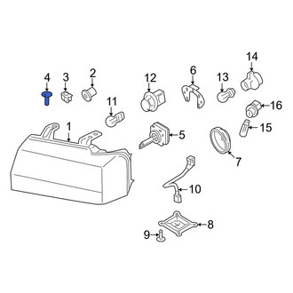 Lincoln OE - Headlight Mounting Screw