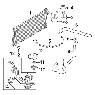 Lincoln OE - Cooling - Radiator & Components