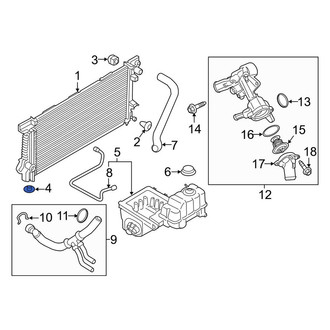 Lincoln OE - Lower Radiator Insulator
