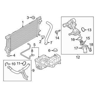 Lincoln OE - Cooling - Radiator & Components