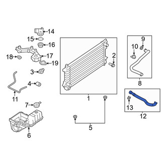 Lincoln OE - Lower Radiator Coolant Hose