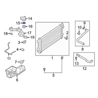 Lincoln OE - Left Engine Coolant Thermostat Housing Gasket