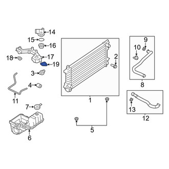 Lincoln OE - Left Engine Coolant Thermostat Housing Gasket