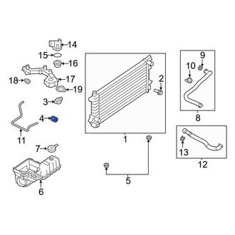 Lincoln OE - Upper Radiator Insulator