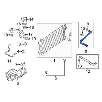 Lincoln OE - Upper Radiator Coolant Hose