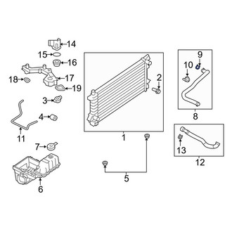 Lincoln OE - Radiator Coolant Hose Clip