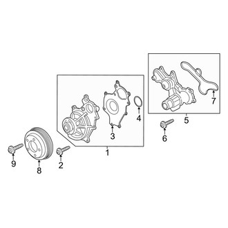 Lincoln OE - Cooling - Water Pump