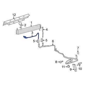 Lincoln OE - Lower Automatic Transmission Oil Cooler Hose