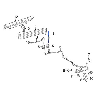 Lincoln OE - Lower Automatic Transmission Oil Cooler Hose