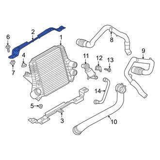Lincoln OE - Upper Intercooler Bracket