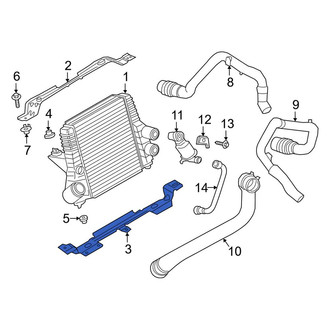 Lincoln OE - Lower Intercooler Bracket