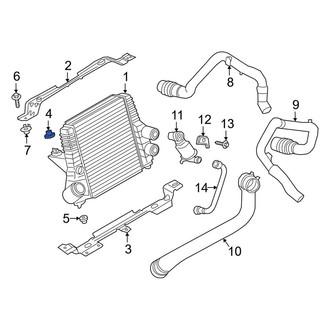 Lincoln OE - Upper Intercooler Insulator