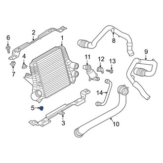 Lincoln OE - Lower Intercooler Insulator