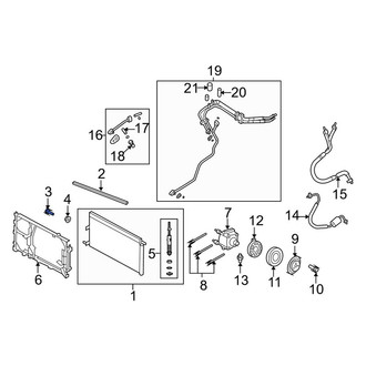 Lincoln OE - A/C Condenser Mount Bolt
