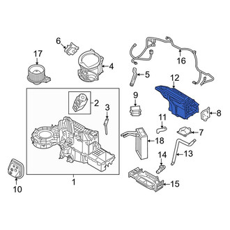 Lincoln OE - Front HVAC Air Inlet Housing