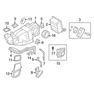 Lincoln OE - HVAC Blower Motor Wheel Clip