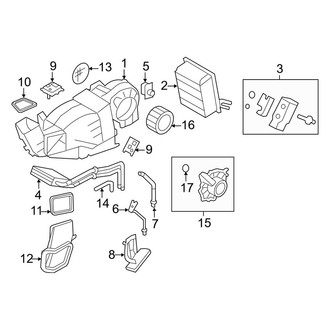 Lincoln OE - Air Conditioner & Heater - Auxiliary A/C & Heater Unit (Base)