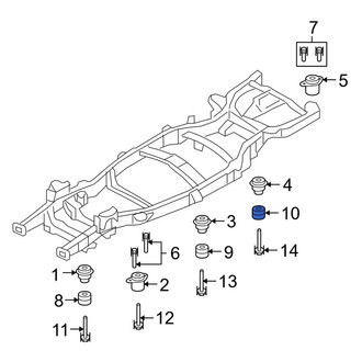 Lincoln OE - Lower Body Mount Cushion