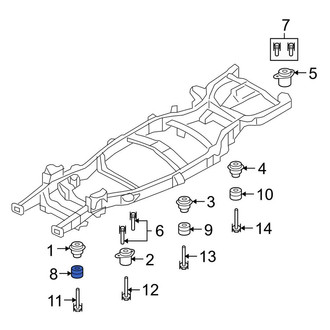 Lincoln OE - Lower Body Mount Cushion