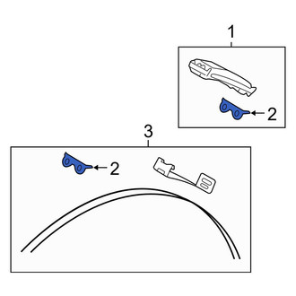 Lincoln OE - Tire Pressure Monitoring System (TPMS) Sensor Clip