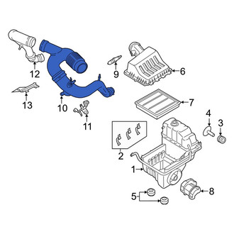 Lincoln OE - Engine Air Intake Hose