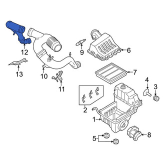 Lincoln OE - Engine Air Intake Hose