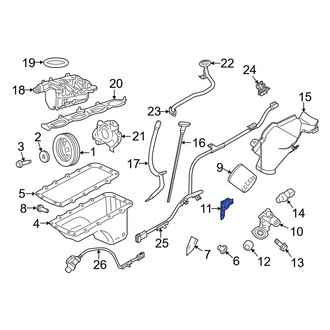 Lincoln OE - Engine Oil Filter Adapter Gasket