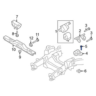 Lincoln OE - Left Engine Mount Bolt