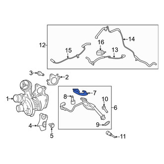 Lincoln OE - Turbocharger Oil Line Gasket