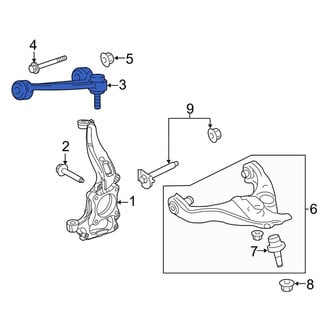 Lincoln OE - Front Left Upper Suspension Control Arm