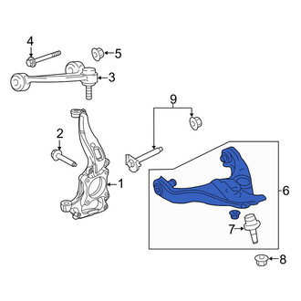 Lincoln OE - Front Right Lower Suspension Control Arm