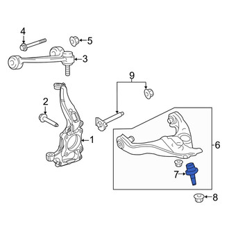 Lincoln OE - Front Lower Suspension Ball Joint