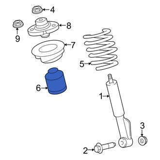 Lincoln OE - Front Suspension Shock Absorber Bellows
