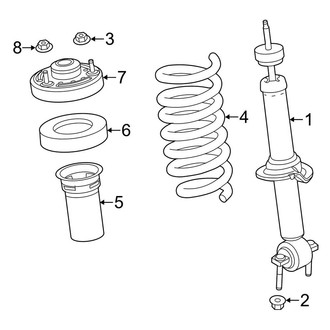 Lincoln OE - Front Suspension - Struts & Components (RWD)