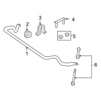 Lincoln OE - Front Suspension - Stabilizer Bar & Components (RWD)