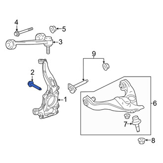 Lincoln OE - Front Axle Hub Mounting Bolt