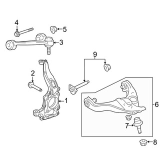 Lincoln OE - Front Suspension - Suspension Components (4WD)