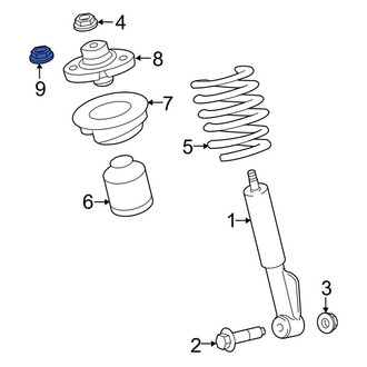 Lincoln OE - Automatic Transmission Mount Nut