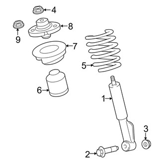 Lincoln OE - Front Suspension - Struts & Components (4WD)