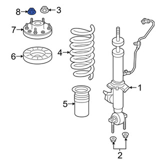 Lincoln OE - Suspension Strut Mount Nut