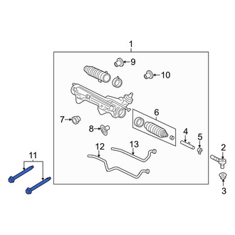 Lincoln OE - Rack and Pinion Mount Bolt