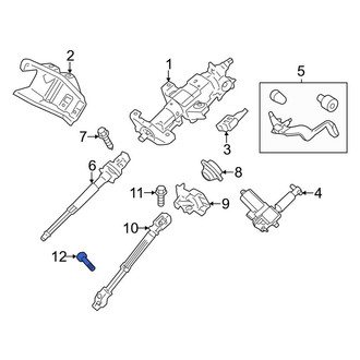 Lincoln OE - Lower Steering Column U-Joint Bolt