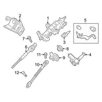 Lincoln OE - Steering Column - Housing & Components
