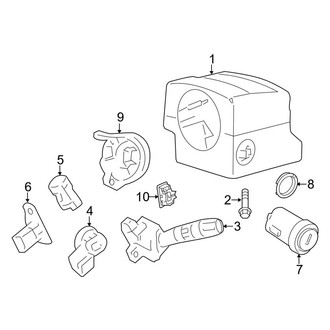 Lincoln OE - Steering Column - Shroud, Switches & Levers