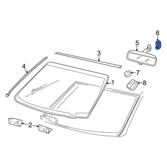 Lincoln OE - Interior Rear View Mirror Bracket